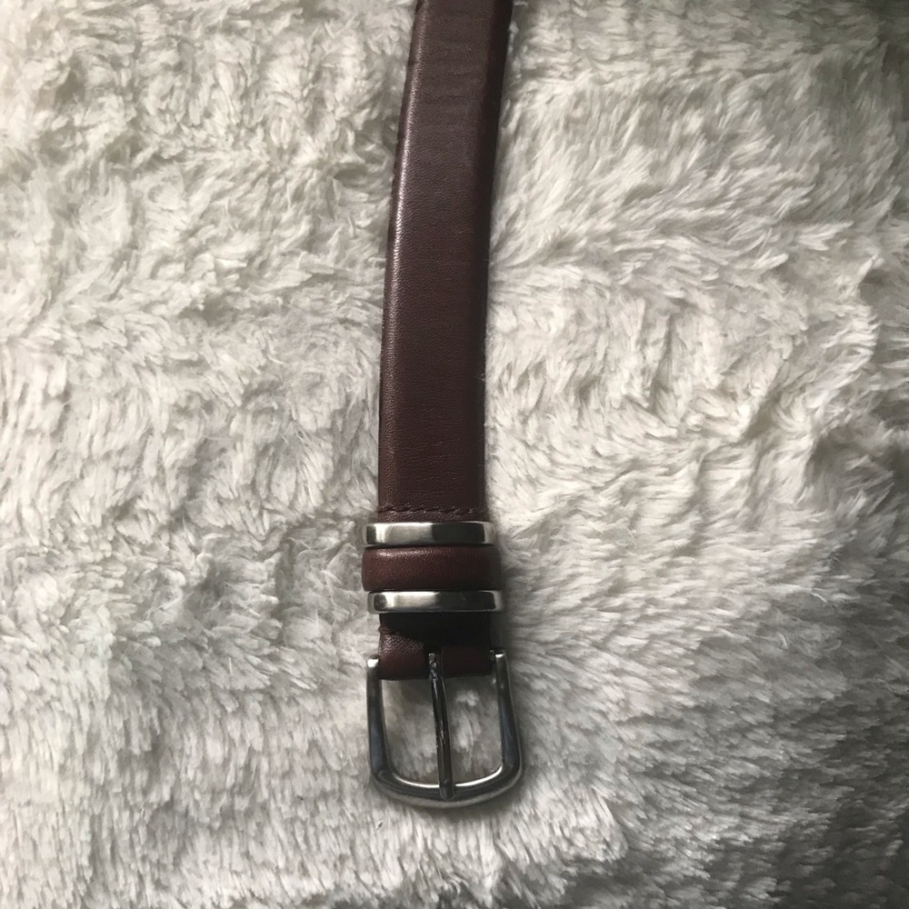 Mens Brown Leather Belt